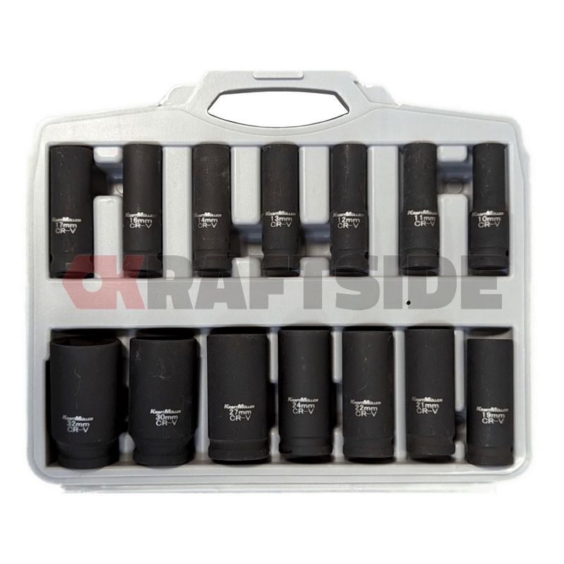 Coffret Douilles longues renforcées 14pcs