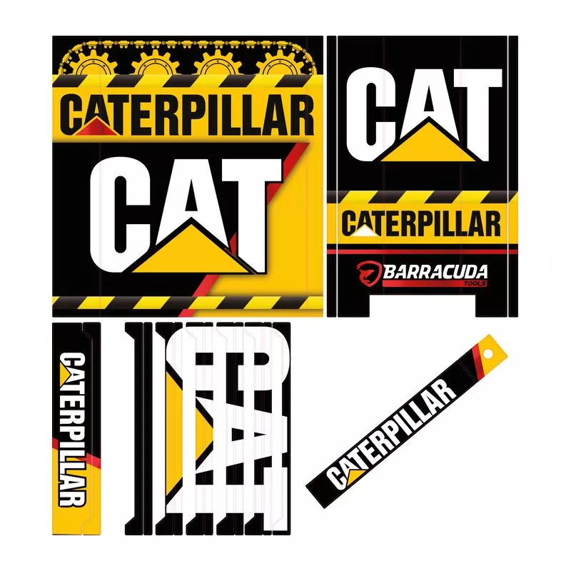 Kit déco' pour servante d'atelier 8 tiroirs - Caterpillar