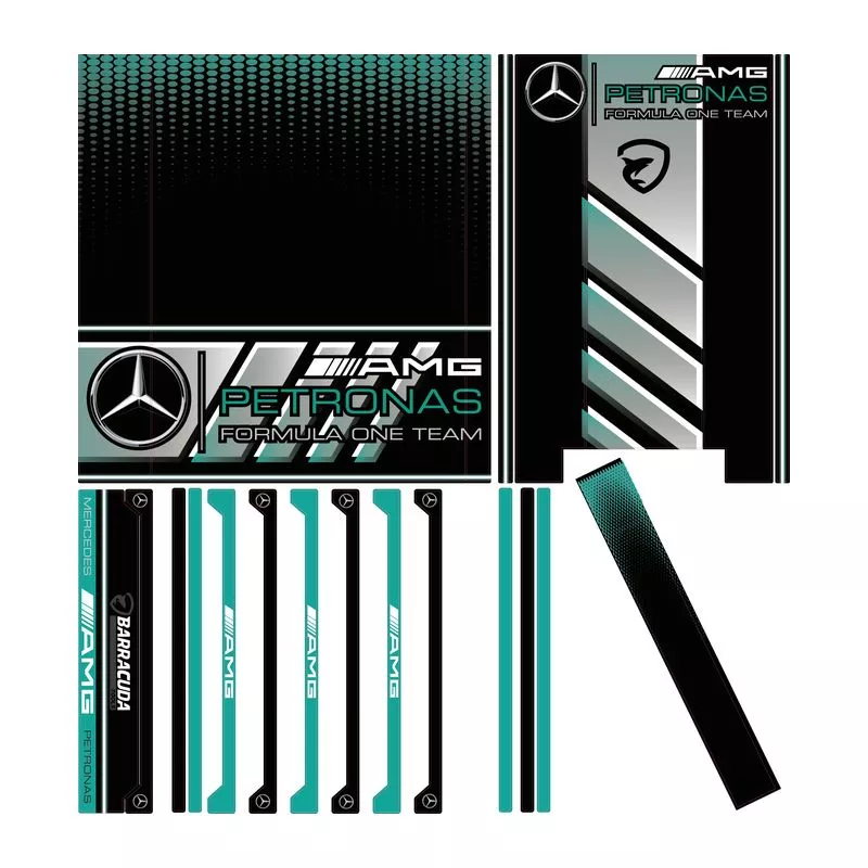 Kit déco' pour servante d'atelier 8 tiroirs - Mercedes AMG Petronas