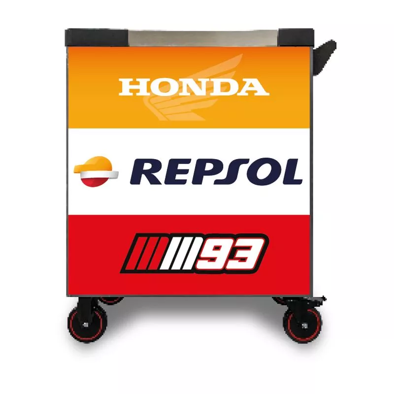 Kit déco' pour servante d'atelier 8 tiroirs - Honda Repsol