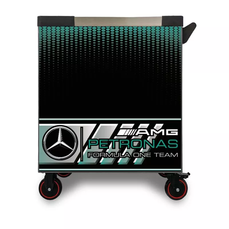 Servante d'atelier 7 tiroirs et armoire latérale - Mercedes AMG
