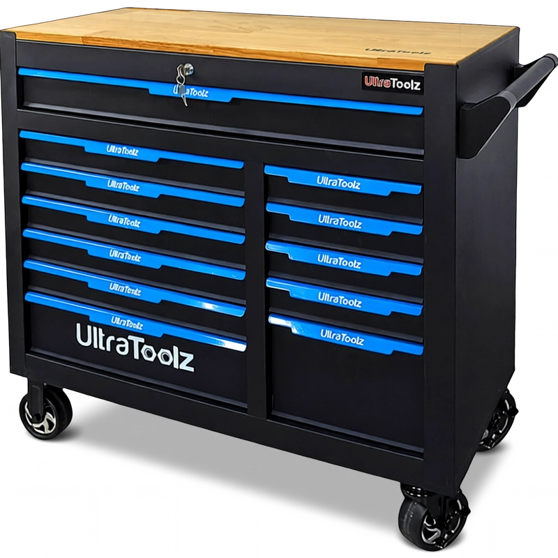 Servante a outils Ultra pro 12 tiroirs dont 10 pleins d'outils